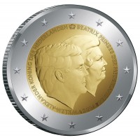 Nederland 2 euro comm 2014 'Dubbelportret Willem-Alexander en Beatrix' UNC Nederland 2 euro comm 2014 'Dubbelportret Willem-Alexander en Beatrix' UNC